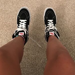 Black hightop vans